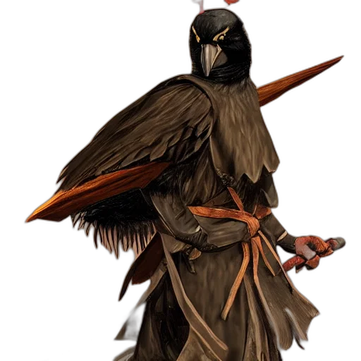 staff, creature, animal, mask, concept art, fantasy art, pixel art, 3d render transparent PNG cut-out