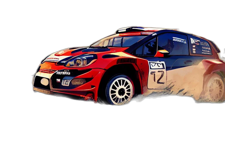 car, concept art, photorealistic, cartoon transparent PNG cut-out