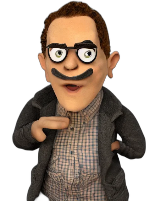 staff, mask, face, cartoon transparent PNG cut-out
