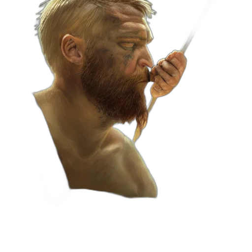 face, sword, weapon, creature transparent PNG cut-out