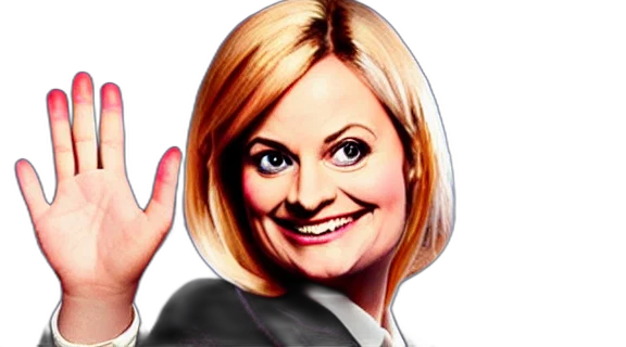 face, mask, jacket, creature, cartoon, photorealistic, leslie, knope transparent PNG cut-out