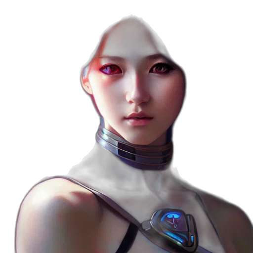 robot, face, mask, staff transparent PNG cut-out
