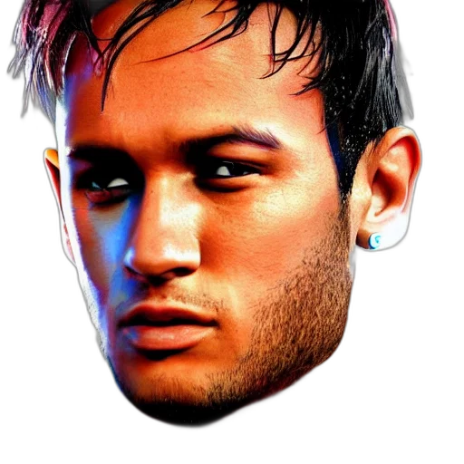 face, mask, hair, staff transparent PNG cut-out
