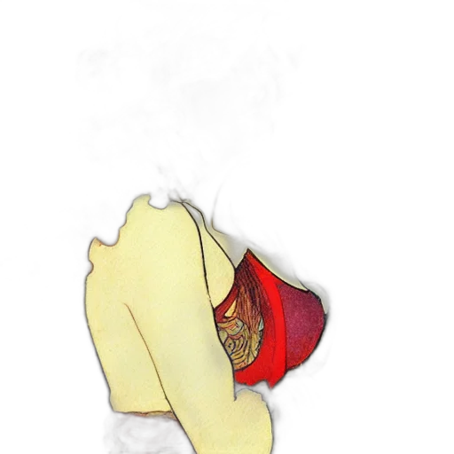 hat, mask, shoes, crown, watercolor, concept art, photorealistic, cartoon transparent PNG cut-out