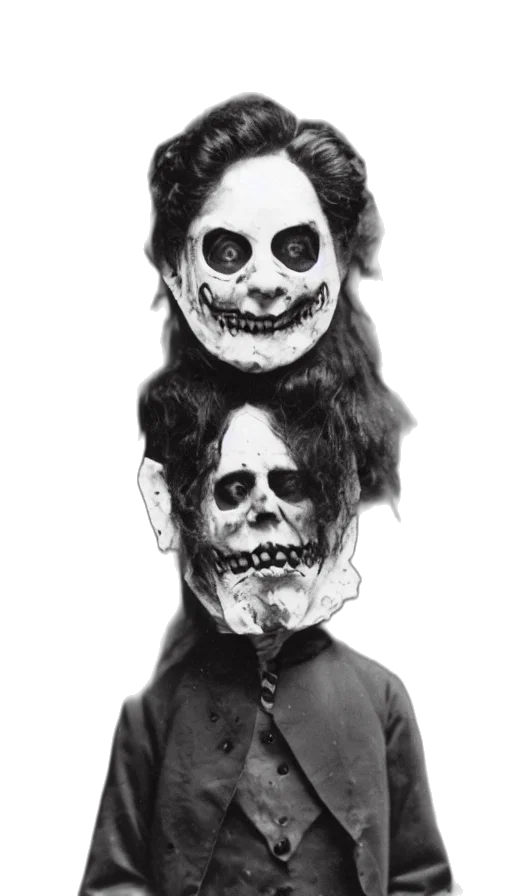 mask, face, staff, creature transparent PNG cut-out