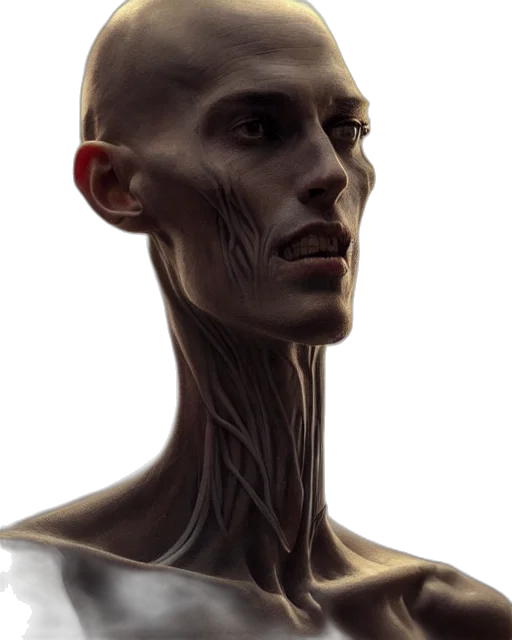 face, robot, creature, mask transparent PNG cut-out