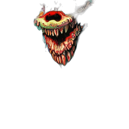 mask, dragon, creature, face, concept art, pixel art, fantasy art, watercolor transparent PNG cut-out