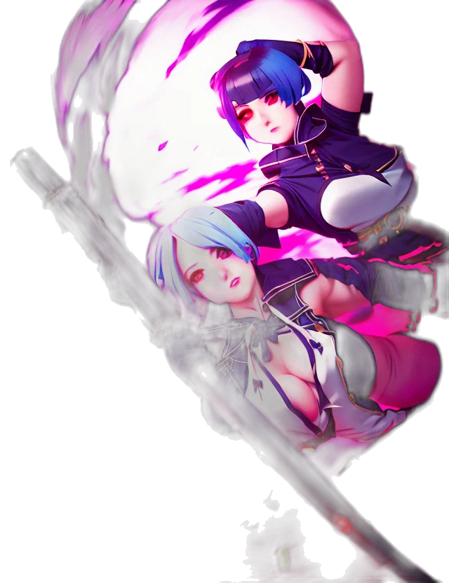 weapon, sword, staff, anime transparent PNG cut-out