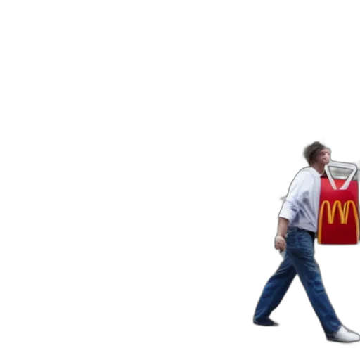 food, robot, jacket, staff transparent PNG cut-out