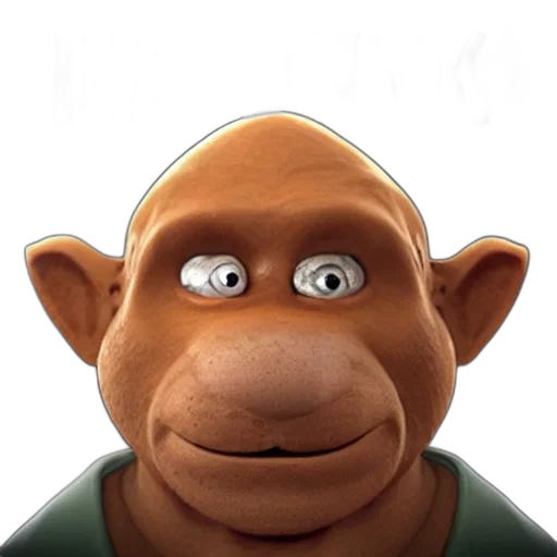 face, animal, creature, mask, photorealistic, 3d render, concept art, cartoon transparent PNG cut-out