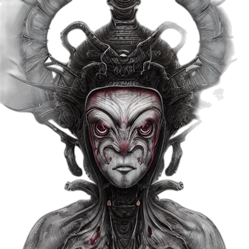 mask, face, creature, crown transparent PNG cut-out