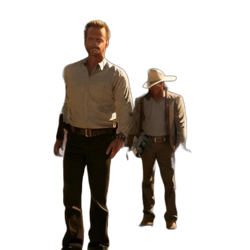 staff, hat, jacket, weapon transparent PNG cut-out