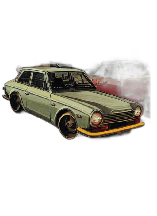 car, photorealistic, 3d render, concept art transparent PNG cut-out