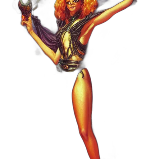 staff, concept art, fantasy art, comic book art transparent PNG cut-out