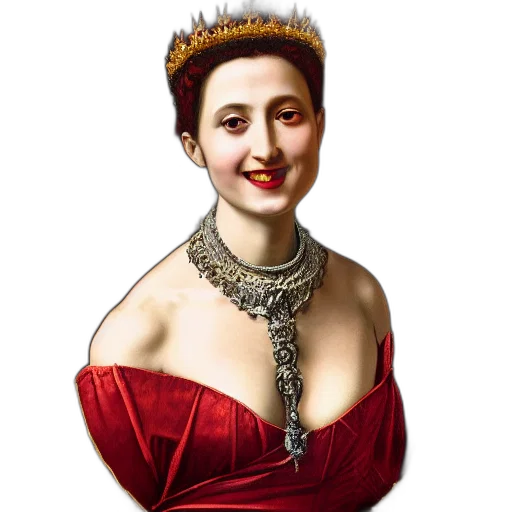 crown, jewelry, face, dress transparent PNG cut-out