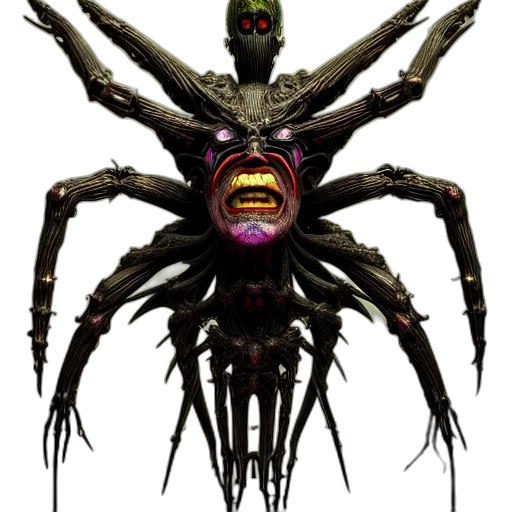 creature, mask, animal, robot, concept art, 3d render, comic book art, pixel art transparent PNG cut-out