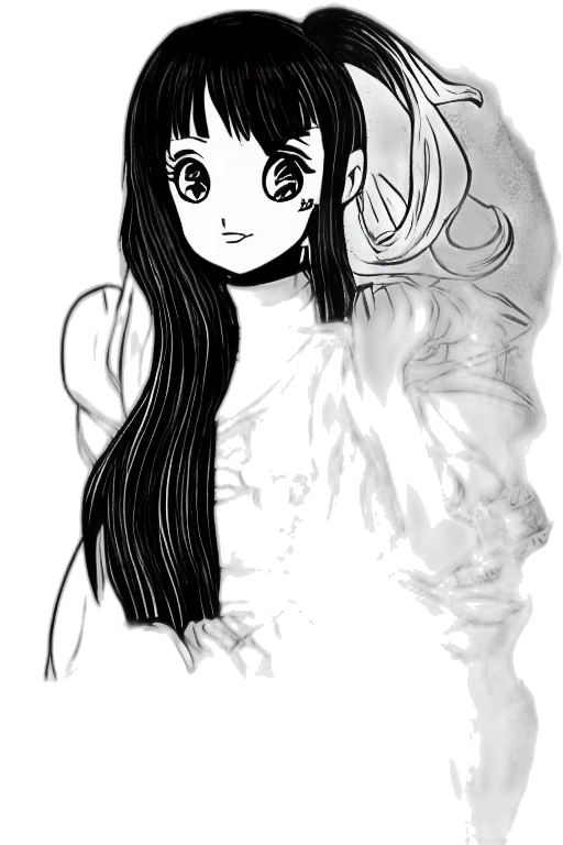 dress, face, mask, hair transparent PNG cut-out