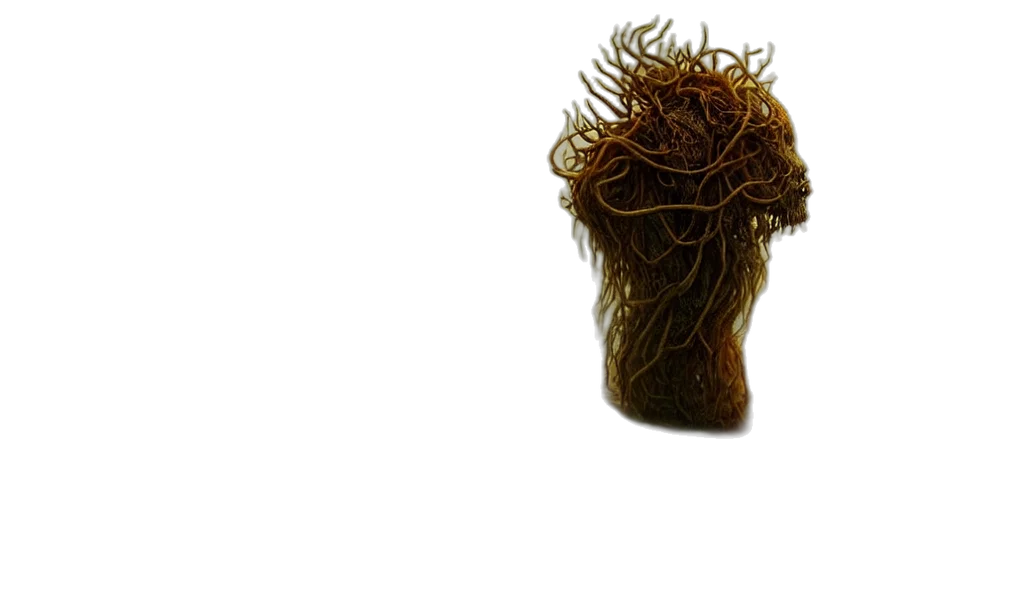 hair, hat, crown, mask, 3d render, photorealistic, concept art, fantasy art transparent PNG cut-out