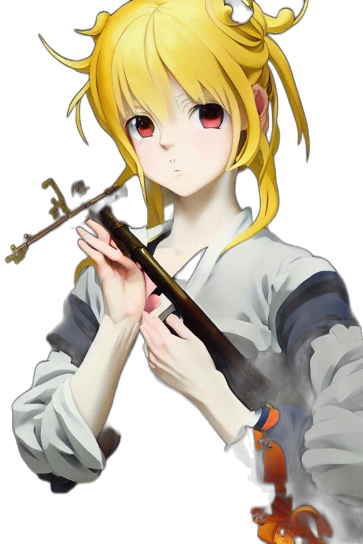 weapon, staff, sword, anime transparent PNG cut-out
