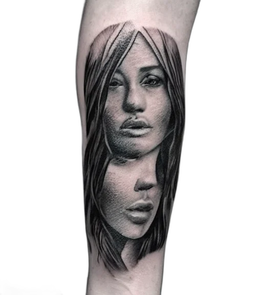 face, jewelry, photorealistic, pencil sketch transparent PNG cut-out