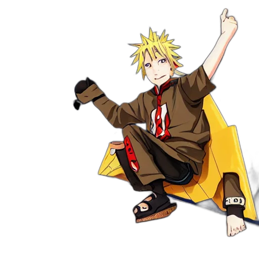 staff, jacket, anime, pixel art, concept art, cartoon, golden, tony transparent PNG cut-out