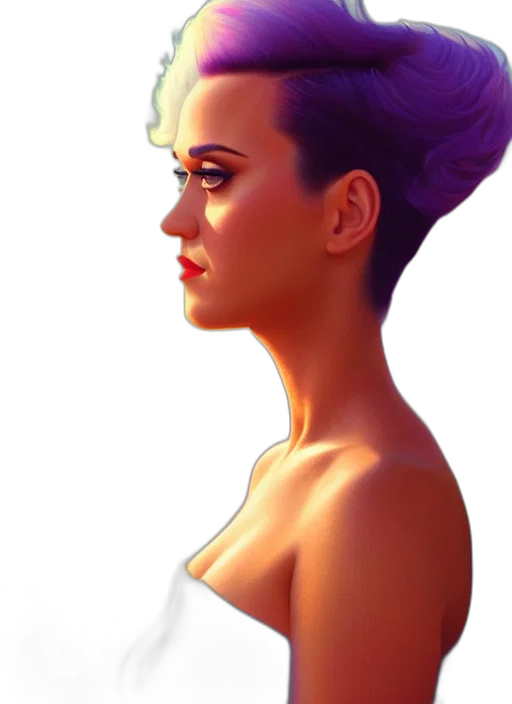 face, hair, crown, jewelry transparent PNG cut-out