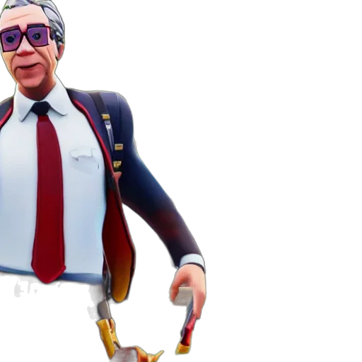 jacket, staff, robot, 3d render, concept art, cartoon, pixel art, governor transparent PNG cut-out