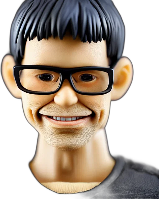 face, 3d render, cartoon, photorealistic transparent PNG cut-out