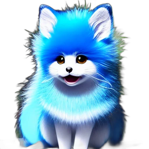 animal, staff, creature, 3d render transparent PNG cut-out