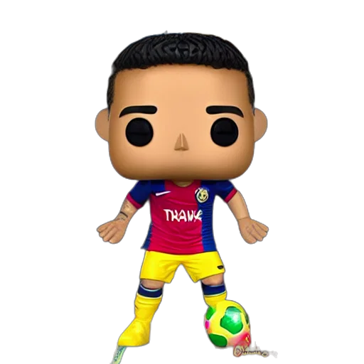 cartoon, neymar, funko, pop transparent PNG cut-out
