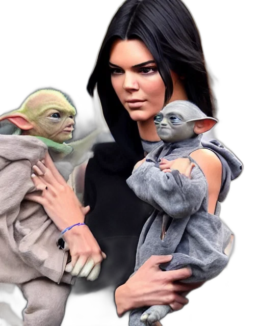 creature, animal, concept art, photorealistic, 3d render, outer space, kendall, jenner transparent PNG cut-out
