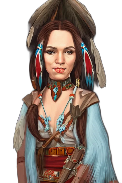 face, staff, jewelry, fantasy art transparent PNG cut-out