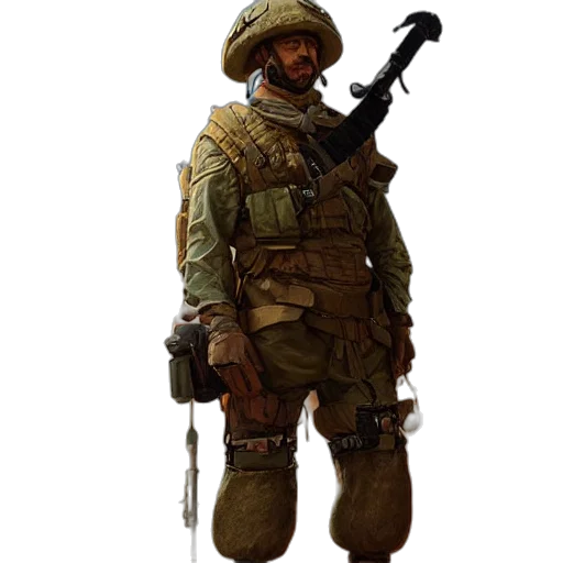 staff, weapon, jacket, hat, concept art, pixel art, photorealistic, fantasy art transparent PNG cut-out