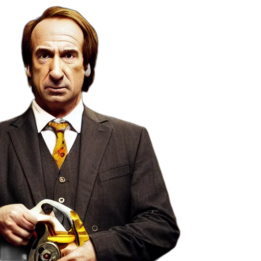 face, saul, goodman, rooster, saw, movie, torture, chamber transparent PNG cut-out