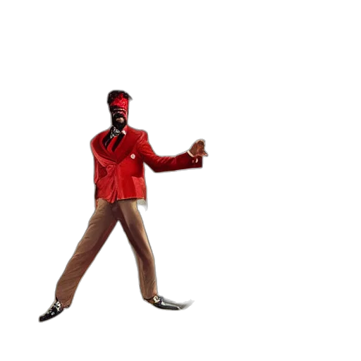 jacket, robot, staff, creature, 3d render, concept art, pixel art, cartoon transparent PNG cut-out