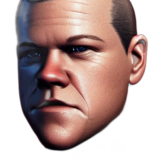 face, mask, robot, 3d render transparent PNG cut-out