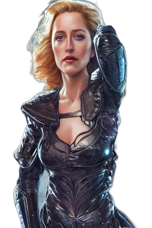 jacket, robot, dress, comic book art transparent PNG cut-out