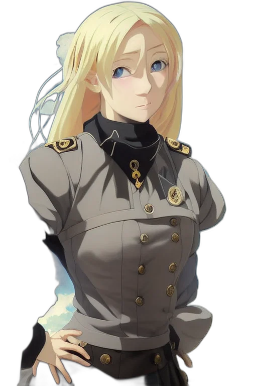 staff, crown, jacket, face transparent PNG cut-out