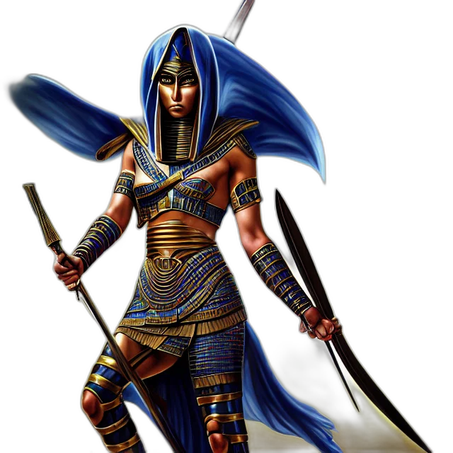 sword, staff, weapon, fantasy art, concept art, pixel art, comic book art, blue transparent PNG cut-out