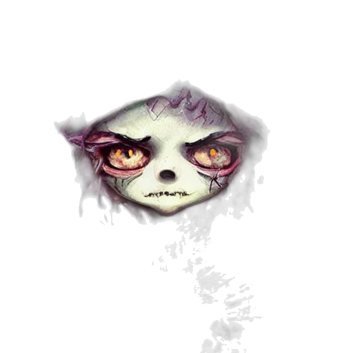 face, creature, mask, animal transparent PNG cut-out