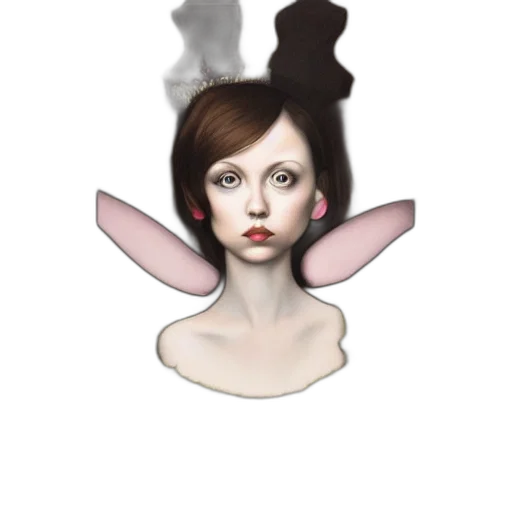 creature, mask, concept art, fantasy art, pixel art, cartoon, pastel, dark transparent PNG cut-out
