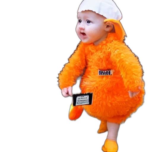 creature, animal, jacket, hat transparent PNG cut-out