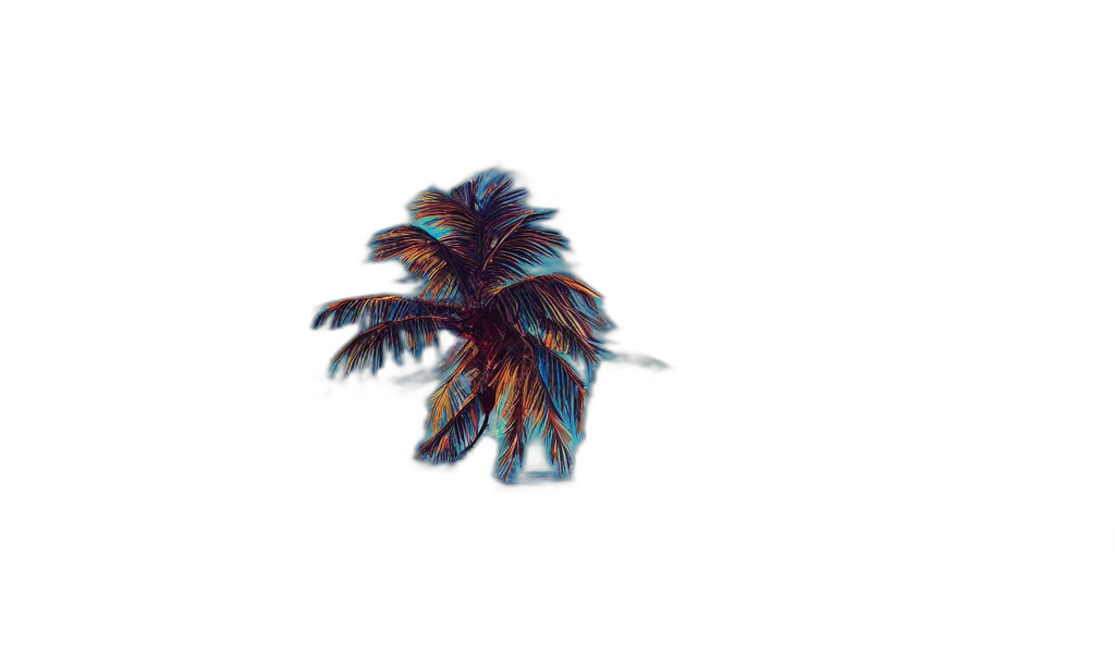 hair, tree, flower, crown, 3d render, vaporwave, pixel art, photorealistic transparent PNG cut-out