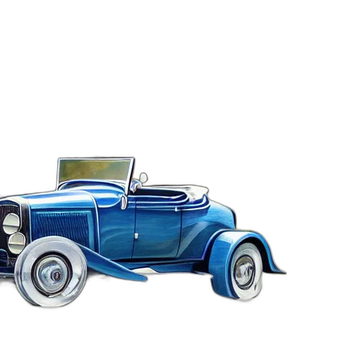 car, 3d render, photorealistic, watercolor transparent PNG cut-out