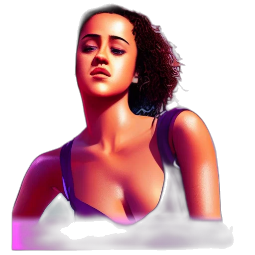 face, dress, photorealistic, concept art transparent PNG cut-out