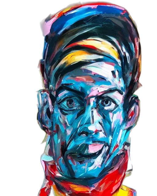 face, mask, watercolor, cartoon transparent PNG cut-out