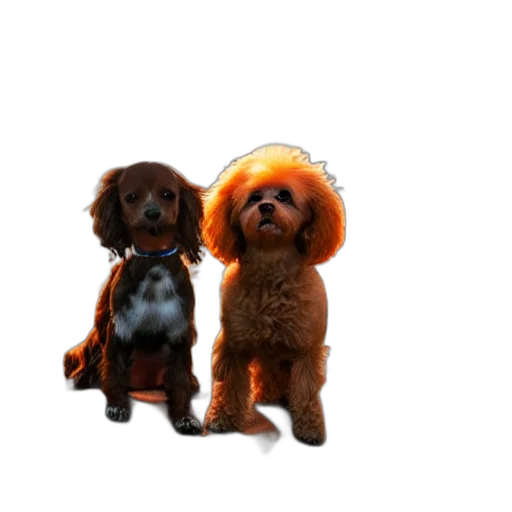 3d render, photorealistic, cute, brown transparent PNG cut-out