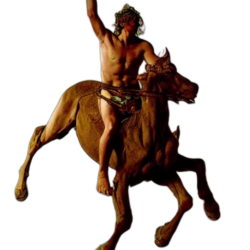 animal, sword, photorealistic, concept art, fantasy art, oil painting, tragic, portrait transparent PNG cut-out