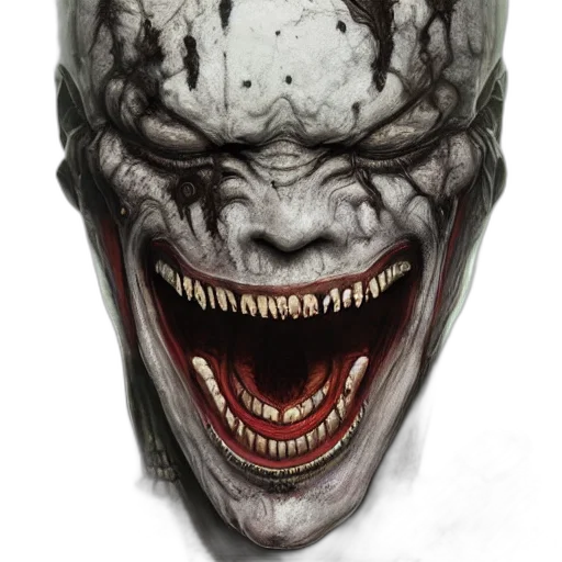 mask, face, creature, animal, concept art, photorealistic, comic book art, 3d render transparent PNG cut-out