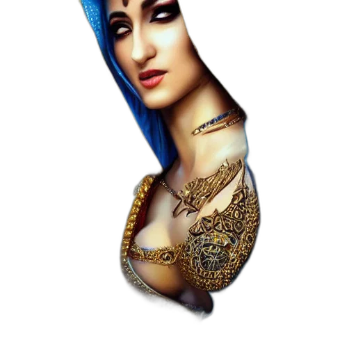 jewelry, shoes, dress, crown, fantasy art, photorealistic, 3d render, concept art transparent PNG cut-out